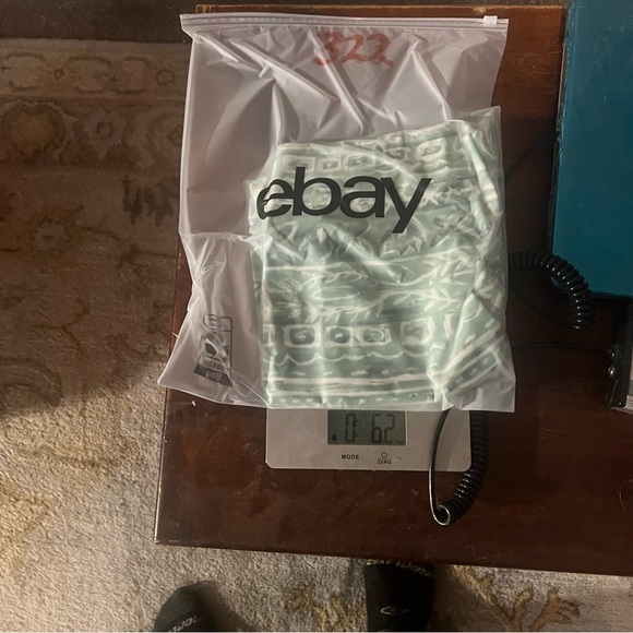 Vintage 90s Express Marque Deposse Womans Lg Wrap around skirt green and white - Picture 9 of 9